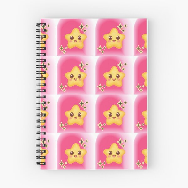 Item preview, Cute Kawaii Star Pink Aura Seamless Pattern designed and sold by RAJASWARSTORE.