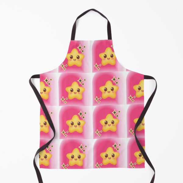 Item preview, Cute Kawaii Star Pink Aura Seamless Pattern designed and sold by RAJASWARSTORE.