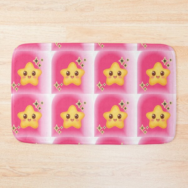 Item preview, Cute Kawaii Star Pink Aura Seamless Pattern designed and sold by RAJASWARSTORE.