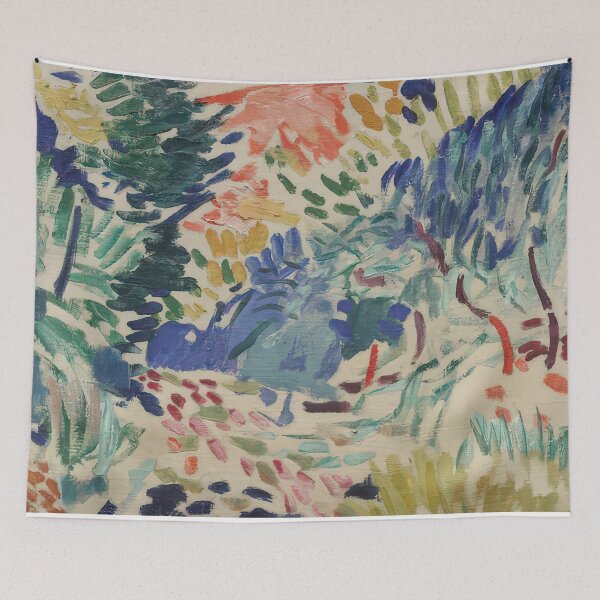 Item preview, Landscape at collioure 1905 designed and sold by VeilOfPigments.