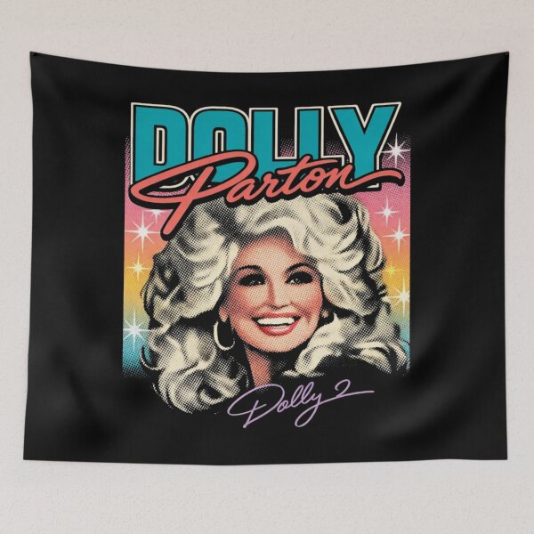 Item preview, dolly parton retro portrait designed and sold by JeffreyMelton.