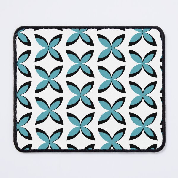 Item preview, Teal and Black Geometric Petals designed and sold by DOCHEC.
