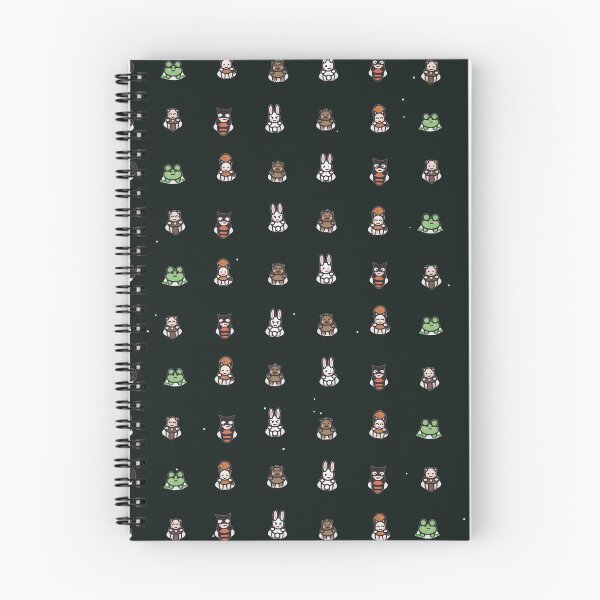Item preview, Cute Sploot Squad Animal Micro Icon Kawaii Animal Grid Seamless Pattern designed and sold by KungPowUnicorn.