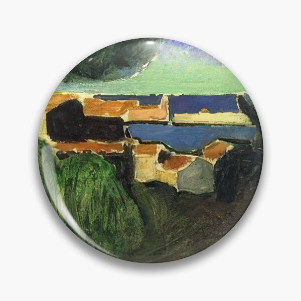 Item preview, Landscape at collioure iii 1907 designed and sold by VeilOfPigments.