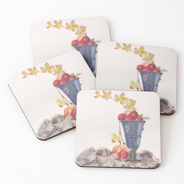 Item preview, Still Life drawing using coloured pencils. designed and sold by SandraAnimalArt.