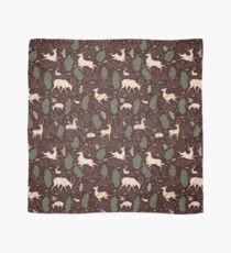 The Running of the Deer - Brown Scarf