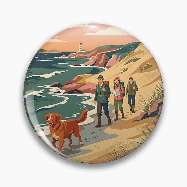 Item preview, Nova Scotia Duck Tolling Retriever Tide Explorer designed and sold by PictoVibe.