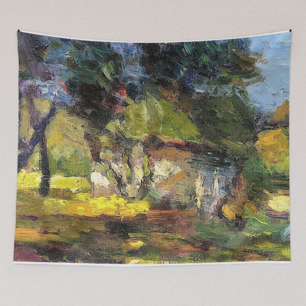 Item preview, Landscape corsica 1898 designed and sold by VeilOfPigments.