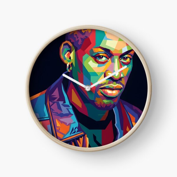 Aperçu de l'œuvre Dennis Rodman Pop Art créée et vendue par Kindcorner.