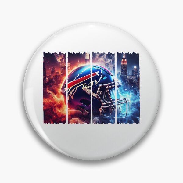 Item preview, Football Helmet City Skyline Fire Ice designed and sold by WalterGonzales.