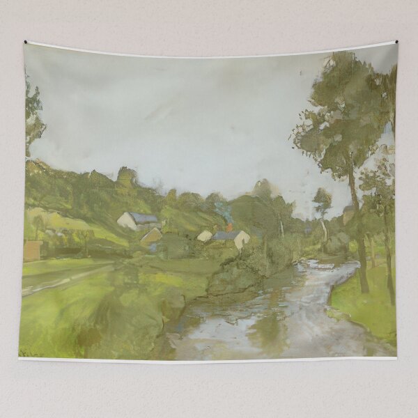Item preview, Landscape lesquielles st germain 1903 designed and sold by VeilOfPigments.