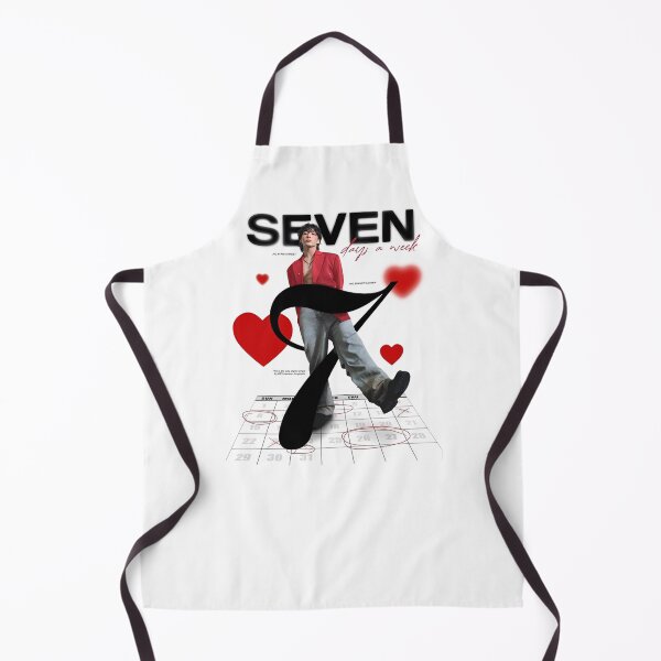 Item preview, Jungkook Seven Days A Week Calendar Graphic designed and sold by moamaxshop.