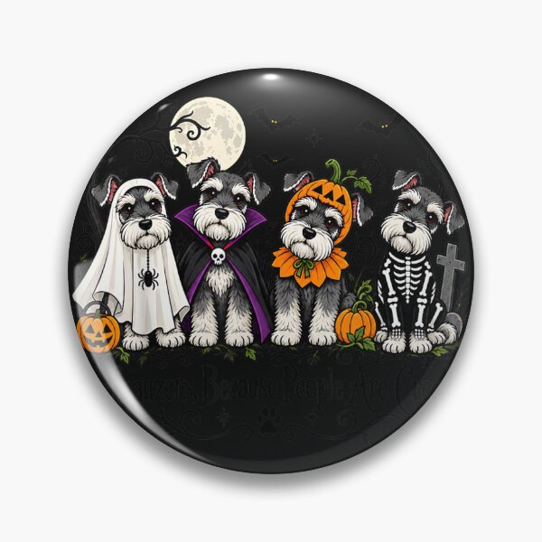 Item preview, Schnauzers Because People are Creepy Halloween Dog Costume designed and sold by matnguc1.