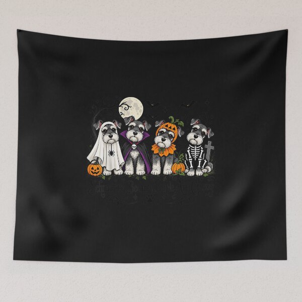 Item preview, Schnauzers Because People are Creepy Halloween Dog Costume designed and sold by matnguc1.