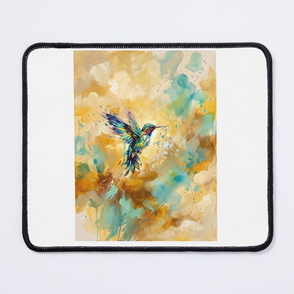 Item preview, Hummingbird Stained Glass Courier designed and sold by PictoVibe.
