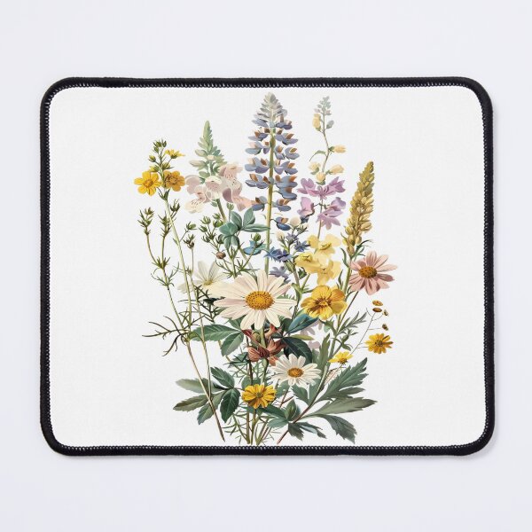 Item preview, A Colorful and Elegant Wildflowers Nature's Floral in a Lush Garden Botanical Artistry Flower Garden Digital Illustration designed and sold by Matt_Smith.