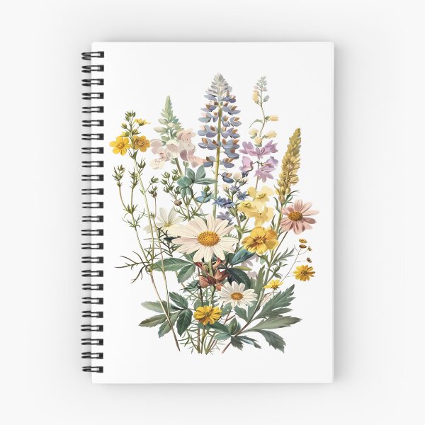 Item preview, A Colorful and Elegant Wildflowers Nature's Floral in a Lush Garden Botanical Artistry Flower Garden Digital Illustration designed and sold by Matt_Smith.