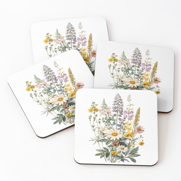 Item preview, A Colorful and Elegant Wildflowers Nature's Floral in a Lush Garden Botanical Artistry Flower Garden Digital Illustration designed and sold by Matt_Smith.