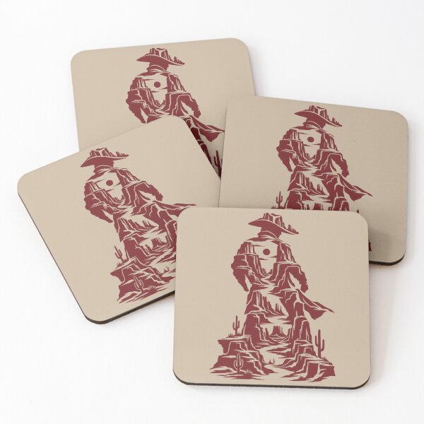 Item preview, Western Desert Landscape Cowboy Graphic designed and sold by JonelCrafts.