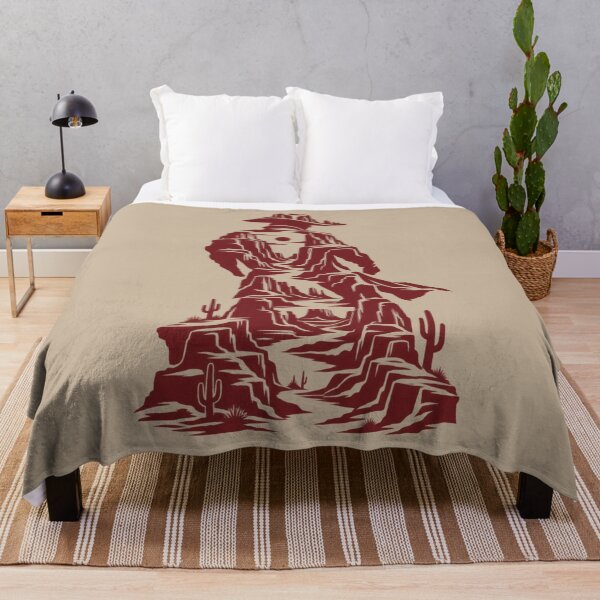 Item preview, Western Desert Landscape Cowboy Graphic designed and sold by JonelCrafts.