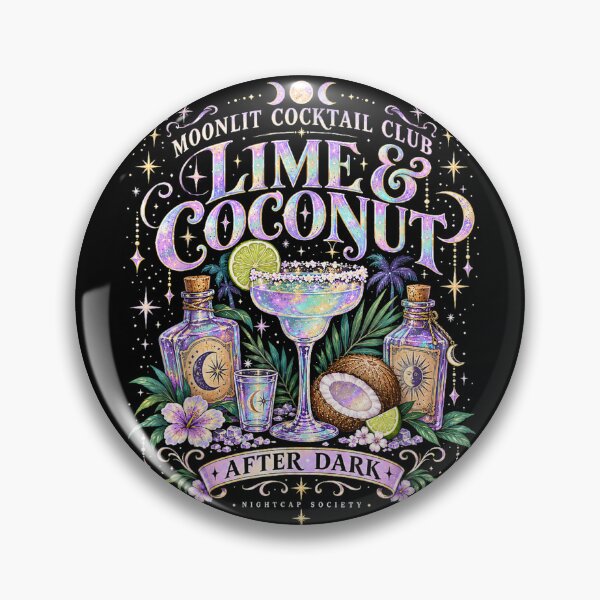 Item preview, Vintage Coconut Margaritas Retro Halloween Magic Practical  designed and sold by FableMind.