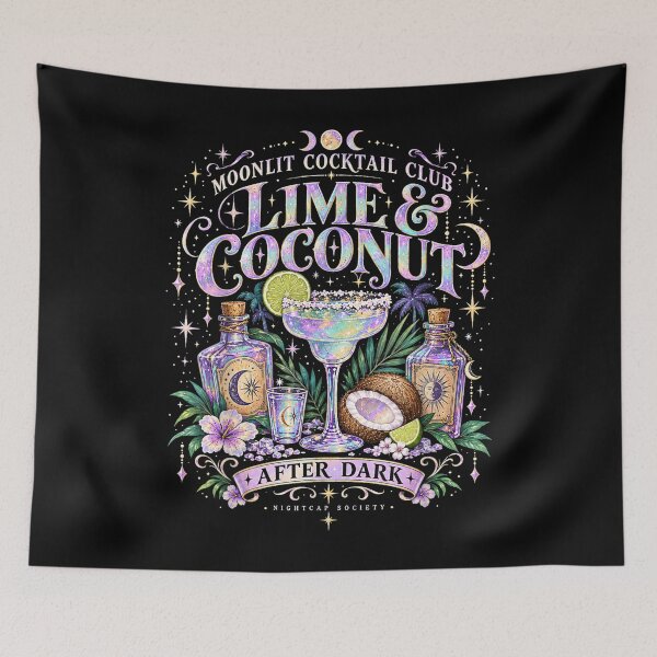 Item preview, Vintage Coconut Margaritas Retro Halloween Magic Practical  designed and sold by FableMind.