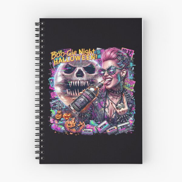 Item preview, Halloween Cyberpunk Vodka Skull Disco Girl designed and sold by Voodoo Store Paranormal Collections.