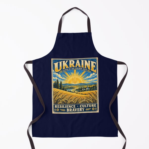 Item preview, Ukraine Vintage Travel Poster – Sunflower Wheat Field designed and sold by Swanny's Custom T-shirt and Gift Designs.