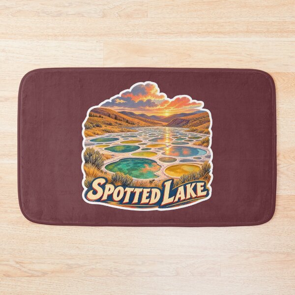 Item preview, Spotted Lake British Columbia Mineral Landscape Travel Print designed and sold by PinUpPizzazz.