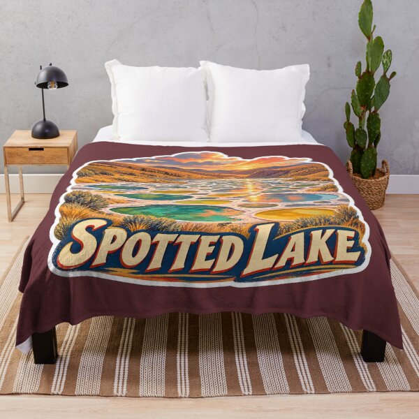 Item preview, Spotted Lake British Columbia Mineral Landscape Travel Print designed and sold by PinUpPizzazz.