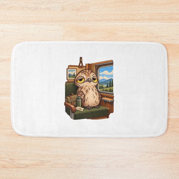 Item preview, Traveling Potoo Bird Adventure | Cute Sleepy Owl Wildlife Traveler designed and sold by MrDev.