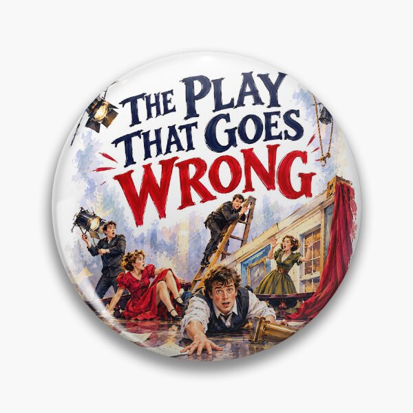 Item preview, The Play that Goes Wrong designed and sold by Lyric Vault - Rock on.