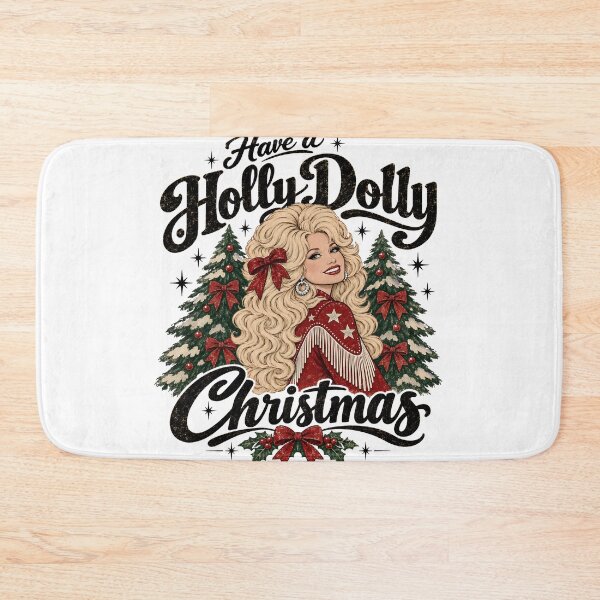 Item preview, Funny Christmas Tshirts Have A Holly Dolly Christmas Dolly Parton Country Music designed and sold by welshverniceABC.