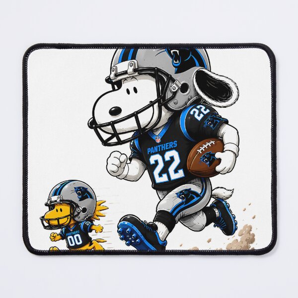 Item preview, Carolina Panthers Funny Snoopy And Woodstock  designed and sold by StreetArtDecal.