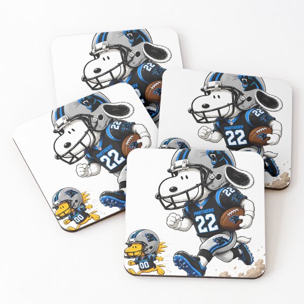 Item preview, Carolina Panthers Funny Snoopy And Woodstock  designed and sold by StreetArtDecal.
