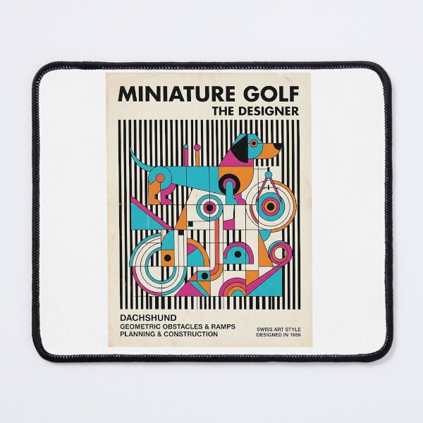 Item preview, Dachshund Mini Golf Designerdachshund designed and sold by PictoVibe.