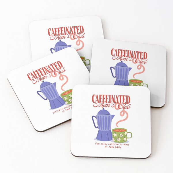 Item preview, Caffeinated Mom's Club Fueled by Chaos Daily designed and sold by cerima.