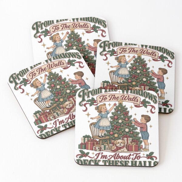 Item preview, Funny Christmas Tshirts From The Windows To The Walls I'm About To Deck These Halls Women's Holiday Party Christmas Gift designed and sold by welshverniceABC.