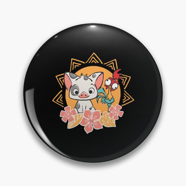 Item preview, Cute Pig Rooster Tropical Flower Sun  designed and sold by ynnVonarx24.