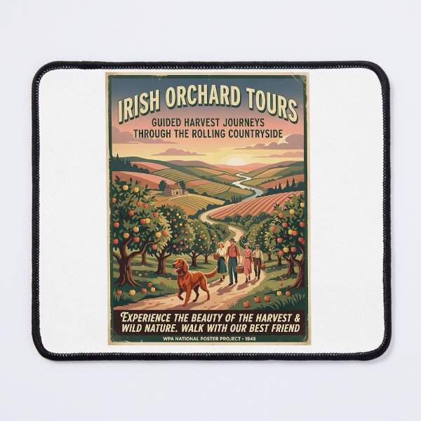 Item preview, Irish Setter Orchard Guide designed and sold by PictoVibe.