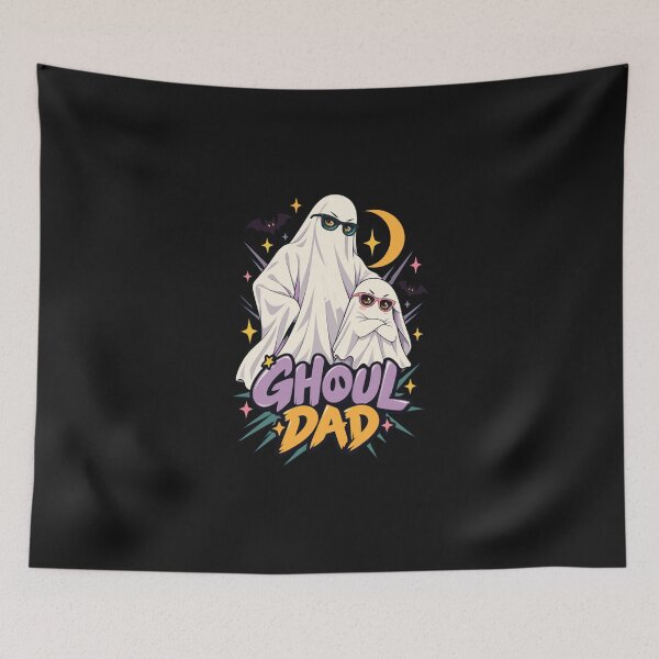 Item preview, Cool Ghoul Dad Vintage Halloween Father Son Daughter Ghost Long Sleeve designed and sold by matnguc1.