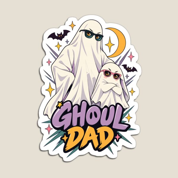 Item preview, Cool Ghoul Dad Vintage Halloween Father Son Daughter Ghost Long Sleeve designed and sold by matnguc1.