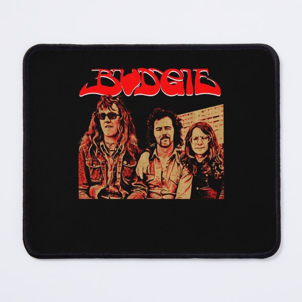 Item preview, Budgie Classic Trio Vintage Band Portrait designed and sold by richardlorenzo.