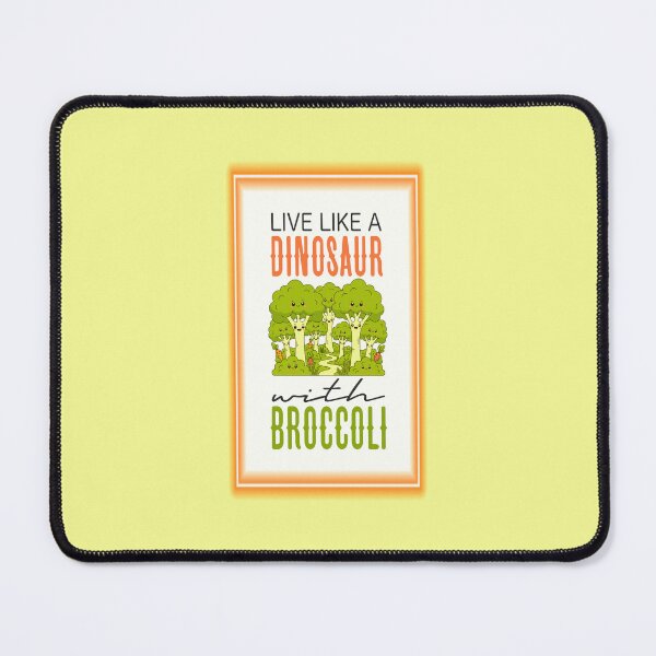 Item preview, Live Like A Dinosaur… (Orange on Green) designed and sold by PawsitiveMum3.