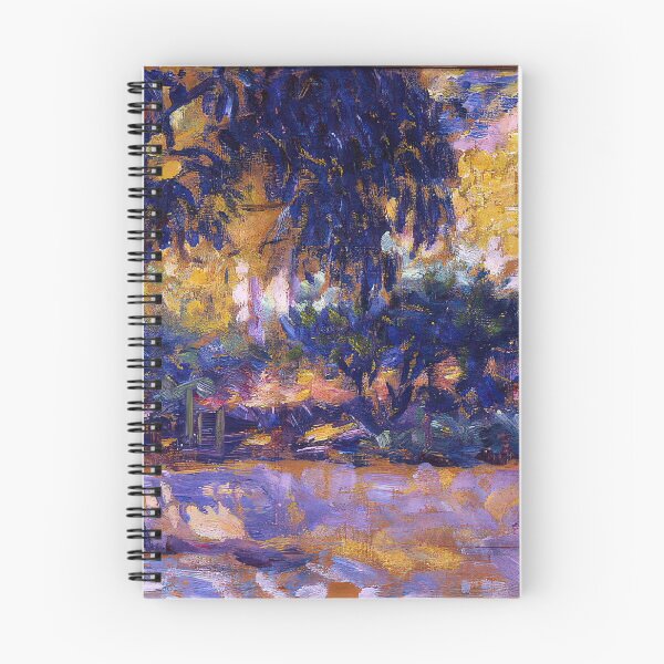 Item preview, Landscape with eucalyptus trees and river trees in front of a river 1908 designed and sold by VeilOfPigments.
