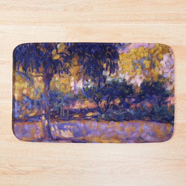 Item preview, Landscape with eucalyptus trees and river trees in front of a river 1908 designed and sold by VeilOfPigments.