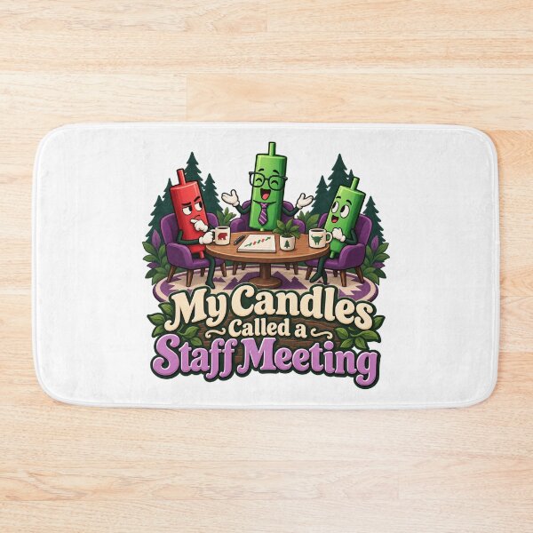 Item preview, My Candles Called a Staff Meeting Market Humor designed and sold by Bikivuno.