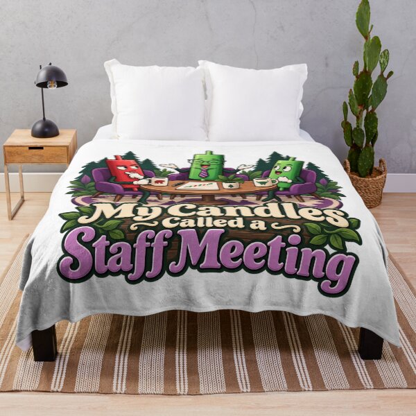 Item preview, My Candles Called a Staff Meeting Market Humor designed and sold by Bikivuno.