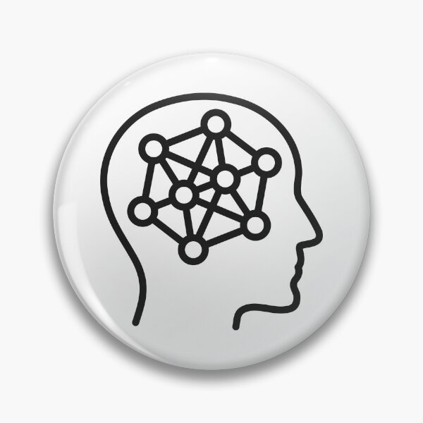 Artikelvorschau, Neural Network Brain Line Icon entworfen und verkauft von VectorForge Studio.