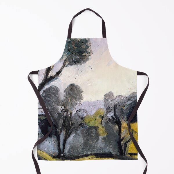 Item preview, Landscape with olive trees 1918 designed and sold by VeilOfPigments.